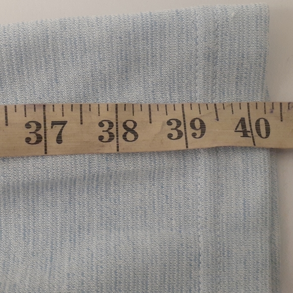 CAFE AU LAIT BABY BLUE Cotton blend Casual pants NEW $60 size G/ L - Picture 9 of 10